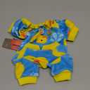 KYEESE Dog Pajamas Comfy Pet Coat Pet Costume Pets Pjs Stretchy Dogs Clothes Blue Floating Duck Doggie Jammies Velvet Dog Pajamas Small Sized Dogs Soft Pets Clothes Puppy Onesie, X-Small