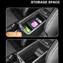 2026 Outlander Sport Center Console Organizer - For 2021-2025 2026 Mitsubishi Outlander Sport(2.0 S/2.0 ES/2.0 LE/2.0 SE/2.4 SEL) Accessories Armrest Box Storage Tray - ABS