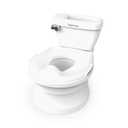 Ingenuity My Size Potty Pro 2-in-1 Potty Training Toilet, Floor Potty with Removable Potty Seat for Standard Toilets, Realistic Flushing Sound, For Toddlers Ages 18+ months, Up to 50 lb