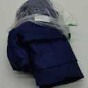 BONZER Room Divider Curtain Total Privacy Wall Extra Wide Thermal Insulated Blackout Curtains for Slide Window, 108L x 108W Inch (9L x 9W ft), 1 Panel, Navy