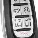 Smart Key Fob Replacement Fits for Chrysler Pacifica 2017 2018 2019 2020 2021 2022 2023 2024 Chrysler Voyager 2020-2024 Proximity Keyless Entry Remote Control 434 Mhz M3N-97395900