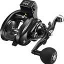 Piscifun Alijoz LC Baitcaster Reel with Line Counter, Aluminum Alloy Frame Casting Reel 38Lbs Max Drag, 8+1 Stainless Bearings, 5.5:1 Gear Ratio