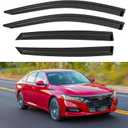 Window Visors Rain Guards for 2018-2023 Honda Accord, Out-Channel Window Vent Wind Deflectors Visors Shades for 18-23 Accord 19 20 21 22