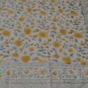 Yellow Flower Tablecloth,  60x60 