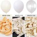 PartyWoo White Balloons 140 pcs Different Sizes of 18 12 10 5 Inch White Balloons Arch Kit Garland for Wedding Baby Shower Birthday Bridal Shower Graduation Engagement Party Decorations White-Y13