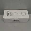 KDG 2 Pack Cordless Table Lamp, Portable LED Desk Lamps, 5000mAh Battery Operated, 3 Color Stepless Dimming Up, for Restaurant, Bedroom, Outdoor Camping, Coffee Shop, Night Light, Rechargeable (Black)