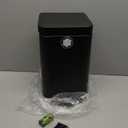 Dog Poop Trash Can (Black) Outdoor Activated Carbon Filter Odor Control, 3.2 Gallon (12Lt) with Slow Soft Close Lid, All Weather Resistant Poop Disposal Bin for Pet Waste Backyard Station.