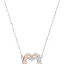 Swarovski Infinity Heart Jewelry Collection, Necklaces and Bracelets, Rose Gold & Rhodium Tone Finish, Clear Crystals