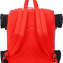 Disney Cars Mini Backpack for Kids - Bundle with 14 Lightning McQueen Backpack with Water Bottle, Stickers, More | 3D Lightning McQueen Travel Bag Set for Girls, Boys
