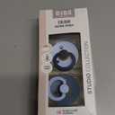 BIBS Colour Studio Pacifier 2-Pack, BPA Free, Round Nipple. Natural Rubber Latex, Made in Denmark, Size 2 (6-18 Months) - Baby Blue/Petrol