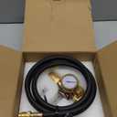 RX WELD Argon Regulator Flowmeter Gas Gauge for Mig Tig Weld with Gas Welding Hose