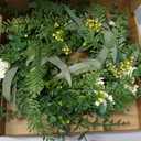 30inch Eucalyptus Wreath for Front Door - Large Artificial Greenery Outdoor Wreath, Spring Summer Decor Door Wreath with Olives Leaves,Mixed Berry for Porch,Window, Farmhouse, Home,Holiday, Hanging
