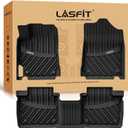 LASFIT Floor Mats for Toyota Camry 2017 2016 2015 LE/SE/XLE/XSE/Hybrid, Custom Fit TPE All Weather Floor Liners for Camry 2015-2017 1st & 2nd Row Car Mats, Black