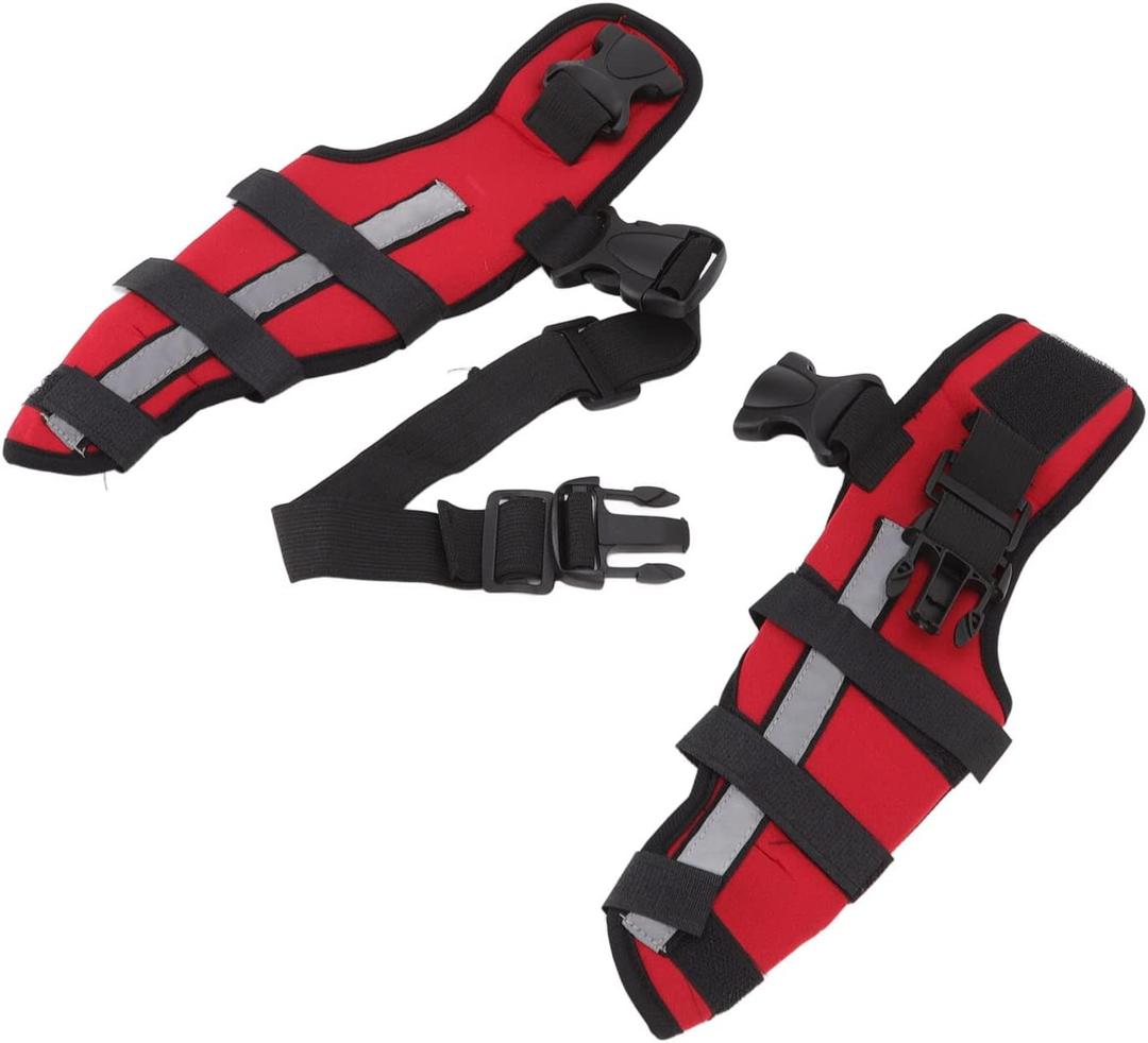 KIMISS Dog Leg Brace Elastic Shockproof Pet Knee Pads with Reflective Strips for Pets and Dogs L Dog Leg Brace (XS)