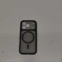 TOCOL for iPhone 17 Pro Case, Compatible with Magsafe, Full Camera Protection, Built-in Magnetic Ring, Drop Protection, Translucent Matte Phone Case for iPhone 17 Pro 6.3 inch (Black)