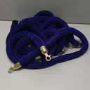 Nuogo 6 Pcs Velvet Stanchion Rope Blue Carpet Party Decoration 5ft Crowd Control Velvet Ropes Safety Barrier with Gold Hook for Event Movie Theaters Grand Opening Hotel Christmas Party Supplies(Blue)