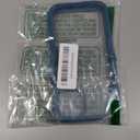 Diaclara Designed for iPhone 15 Plus Case 6.7 Inch,Full Body Rugged Clear Bumper Case w/Built-in Touch Sensitive Anti-Scratch Screen Protector+9H Tempered Glass Camera Lens Protector,Sea Blue