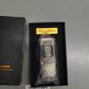 SOMGEM 5-in-1 Torch Lighter, Windproof Triple Jet Flame Butane Lighter with Built-in Cutter, Punch, Draw Enhancer and Holder Function, Refillable and Adjustable, Mens Gifts (Sold Without Gas)