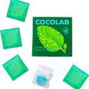 Cocofloss Woven Dental Floss, Dentist-Designed Oral Care, Mint, Waxed, Expanding, Vegan, Kid-Friendly String Floss with Coconut Oil, 4 Spools (33 yd Each) (99 Foot (Pack of 4))