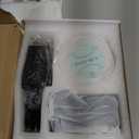 Lecaung Foot Detox Machine, Portable Ionic Foot Bath Detox Machine, Ion Foot Spa Cleanser for Home Travelling USE with 10 Liners (White)