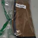 Generic Portable Aluminum Folding Stool with Self Zippered Storage Bag, Lightweight 0.68 lbs, for Outdoor Activities Hiking Camping Picnic Fishing, 330 LBS Capacity (Brown)