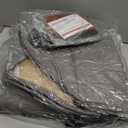 2 Pack PU Leather Front Car Seat Cover Bottom Car Seat, Anti-Slip and Full Wrap Driver Car Seat Protectors with Storage Pocket, Luxury Waterproof Bottom Auto Seat Cushion Pad for Most Vehicles(Gray)