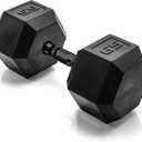 CAP Barbell Coated Hex Dumbbell Weight - Single | 10-120 lbs | Multiple Options