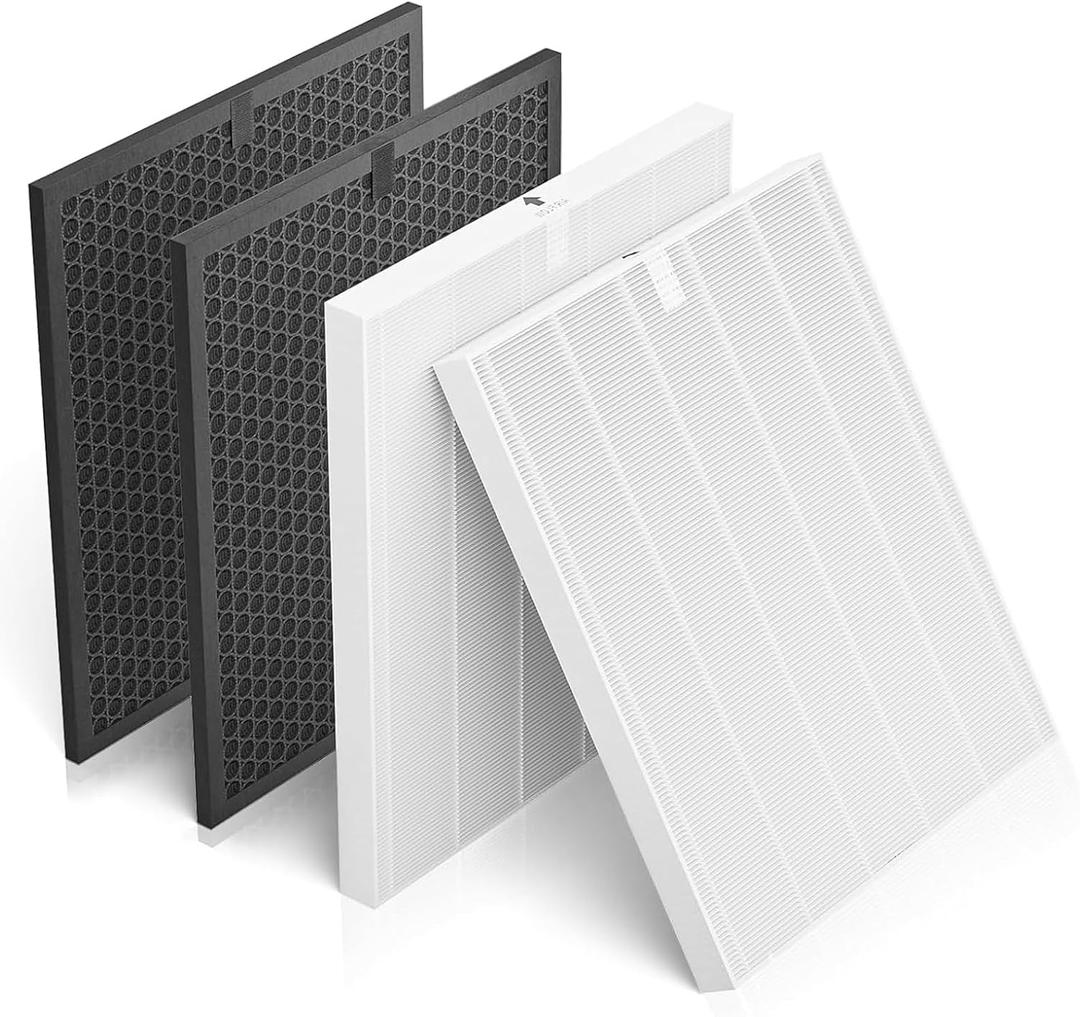 5510 5520 5530 Replacement Filter Q for Winix 5510 5520 5530 Air Purifier | 2 True HEPA Filters & 2 Activated Carbon,1712-0123-00