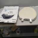 Kohler K-4647-47 Stonewood Molded-Wood with Color-Matched Plastic Hinges Elongated Toilet Seat, Almond