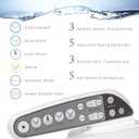 Lotus Bidet ATS-908 Round, Purestream Function(Constipation Relief) Heated Seat, Temperature Controlled Wash, Warm Air Dryer, Easy DIY Installation, Made in Korea