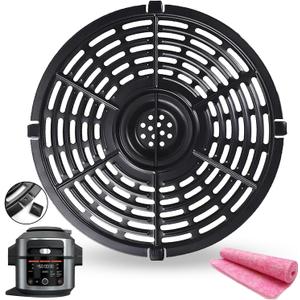 6.5QT Air Fryer Crisper Tray Plate for 6.5QT Ninja OL500 OL501 Foodi Pressure Cooker & Air Fryers, Upgraded Air Fryer Grill Plate, Grill Pan Rack Insert Grate Grid Shelf for Ninja 6.5QT Air Fryer