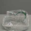 LeleCAT White Basket with hook Grid Storage Basket,Hang it behind a door or on a railing,Over the Cabinet Door,2 Pack