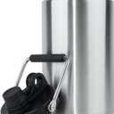 Kerilyn Insulated Gallon Jug with Handle, One Gallon, 128 Ounces, Stainless Steel, Large Double Vacuum Water Bottle for Hot & Cold Drinks, Wide Mouth, Sweat Proof, Great for Travel, Camping