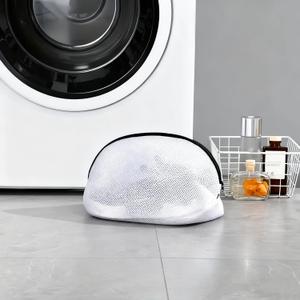 2PCS White Large Shoe Washing Bags,Mesh Laundry Bags for Shoes,Sneakers and Sports Shoes,with Zipper Closure,Machine Washable