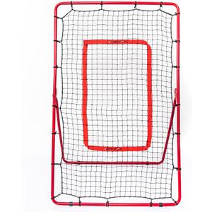 Pitch Back Rebound Net, Adjustable Rebounder Trainer for Baseball, Softball and Lacrosse, Practice for Pitching, Throwing and Catching