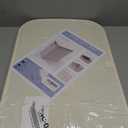 LONBET Laundry Basket with Lid, Made from Breathable Fabric | Aesthetic Clothes Hampers for Laundry with Side Handles & Sturdy Bamboo Frame (40 Gallons - Double, Beige)