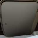 EKO Hudson Matte Stainless 75 Liter/20 Gallon Step Can with Rear Bag Storage Compartment