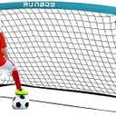 RUNBOW 6x4 ft Portable Kids Soccer Goal for Backyard Practice Soccer Net with Carry Bag