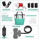 Cold Therapy Machine for Shoulder with Programmable Timer, Portable Ice Machine for Shoulder After Surgery, Lightweight Replacement Recovery System, Cryotherapy Pain Relief w/Compression Pad
