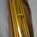 AFDBPXM-Wedding Arch Backdrop Stand, Gold Metal Arch Backdrop Stand for Wedding Bridal Baby Shower Photo Booth Birthday Party Garden Balloon Arch Decoration(gold-6.0FT) (6.0FT)