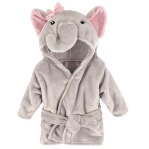 Hudson Baby Unisex Baby Plush Animal Face Bathrobe, Pretty Elephant, 0-9 Months Hudson Baby Unisex Baby Plush Animal Face Bathrobe, Pretty Elephant, 0-9 Months
