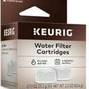 Keurig Water Filter Refill Cartridges, Replacement Water Filter Cartridges, Compatible with 2.0 K-Cup Pod Coffee Makers, 2 Count
