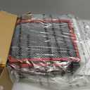 WEWARM Electric Space Heater for Indoor Use, 13.8" Portable Heater with Foldable Handle, Small Space Heater with Fan-Only for Bedroom, Office, Overheating & Tip Over Protection, 750W/ 1500W, Red