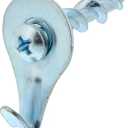 Hillman 122362 Self-Drilling Chrome Wall Dogs with Picture Hanging Hook, up to 50 lbs Pack Of 2