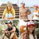 Ultrafun 10 Pack Trucker Hat Mesh Sublimation Blank Hats Adjustable Baseball Caps Hats for Men Women (Green, M)