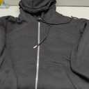 Trendy Queen Womens Zip Up Hoodies Oversized Sweatshirts Fall School Fashion Outfits Casual Jackets 2025 Winter Clothes (Medium, Black)