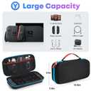 Carrying Case for Nintendo Switch 2 2025, Hard Travel Case with Game Card Slots Protective Cover, Large Storage Bag for Switch 2 and Accessories