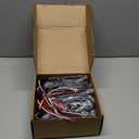 6 Pcs 6 Inch Red Oval Led Trailer Tail Lights 24 LED Grommet Mount, Oval 6" Red Stop Turn Tail Brake Light Rubber Flush Mount Replacement for Trailer RV Trucks Bus Waterproof