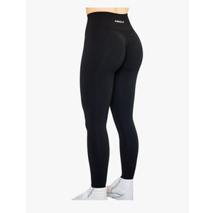 AUROLA Workout Leggings for Women Seamless Scrunch Tights Tummy Control Gym Fitness Girl Sport Active Yoga Pants L