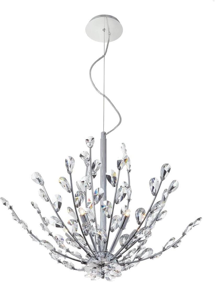 Hampton Bay Lighting 5-Light Chrome Pendant (28714-HBU)